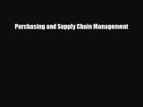 PDF Purchasing and Supply Chain Management Free Books