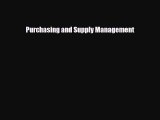 PDF Purchasing and Supply Management Free Books