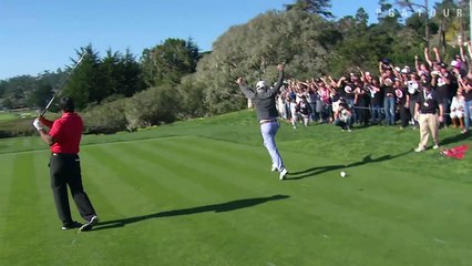 Justin Timberlake and Alfonso Ribeiro's dance off at AT&T Pebble Beach