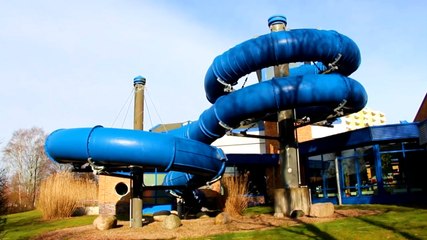 Take A Ride On This Trippy LED Water Slide