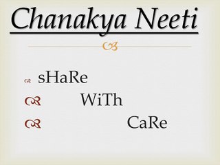chanakya neeti 1