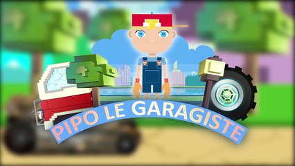 Bulldozer : Pipo et sa dépanneuse | Dessin animé en français comme Minecraft