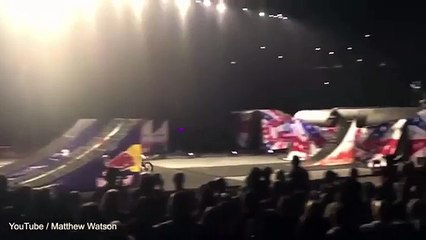 Motorbike Stunt Goes Terribly Wrong