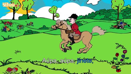 Hope, hop, jinete in Spanischer Sprache Hoppe ,hoppe Reiter Yleekids