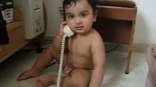 Cute Baby Talking On Phone [Funny Videos 2014] - Dailymotion
