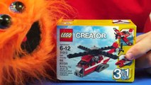 LEGO CREATOR Red Thunder 3 in 1 Building Toy Review Helicopter Airplane and Boat