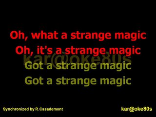 karaoke ELO Strange Magic
