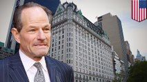 'Eliot Spitzer choked me in NY hotel' Russian woman tells police