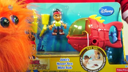 Jakes Never Land Sea Mini Sub Toy Review Disney Fisher Price