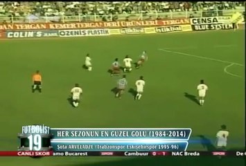 shota arvalaedze trabzonspor Muhteşem bir gol