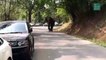 Pris de chagrin d'amour, un éléphant casse des voitures en Chine