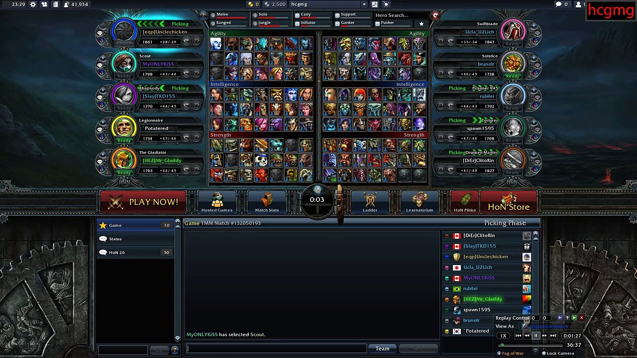 Unclechicken - Bottler - Gemini - 1864 MMR