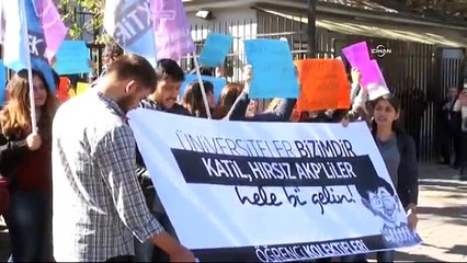 Öğrencilerden Başbakan protestosu: 'Ahmet kaç kaç kaç yumurta geliyor'