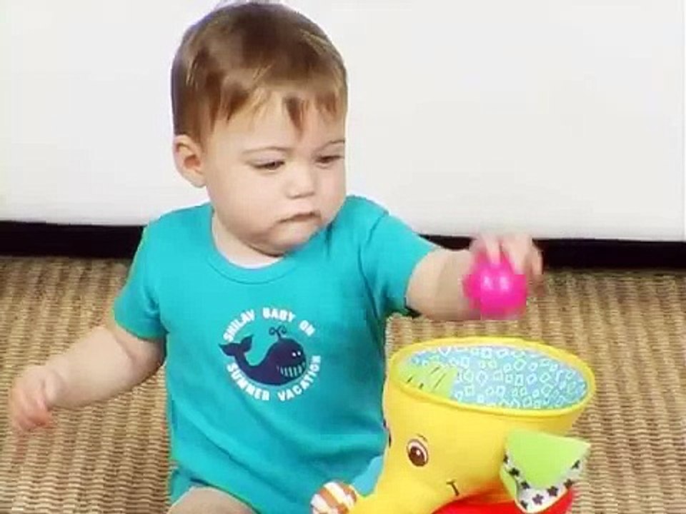 Музыкальная пирамидка с шариками Слоник Tiny love от 6 мес