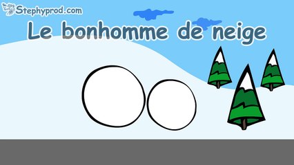 Dessin animé de Noël, Le bonhomme de neige