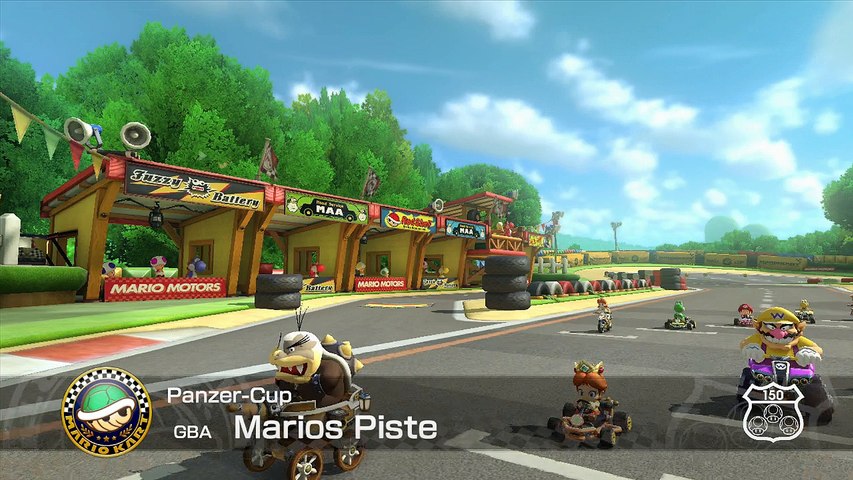 Nintendo Wii-U Mario Kart 8 [HD Video] Flower Cup Mario Circuit - Blumen Cup Marios Piste 150ccm High Quality Gamingstream