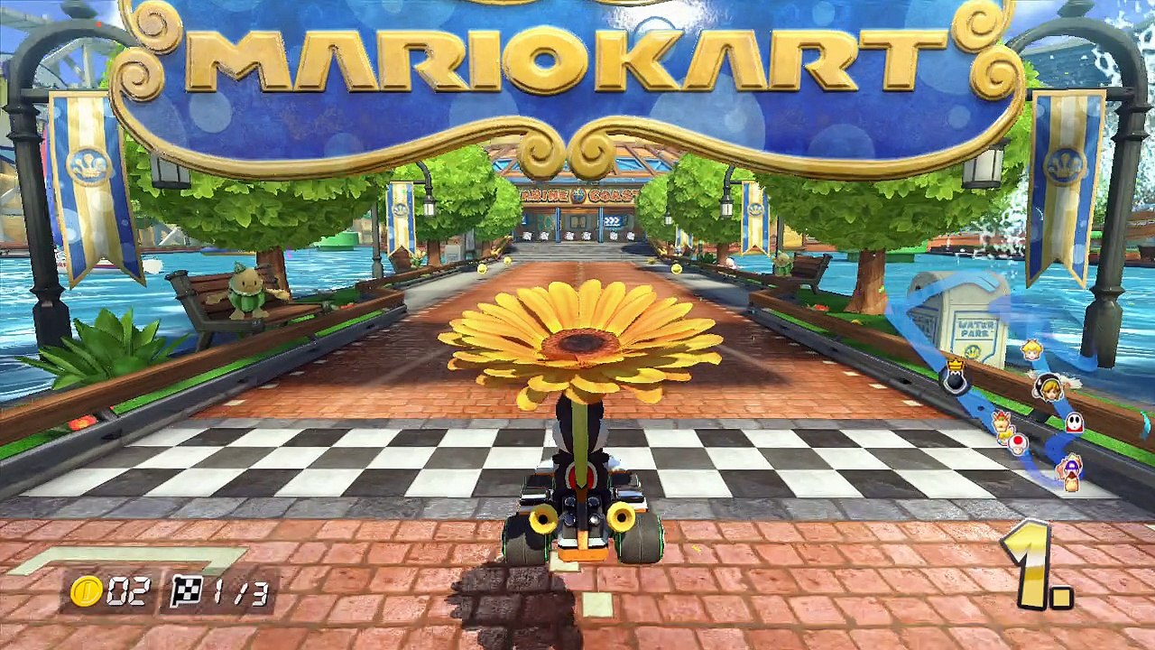 Nintendo Wii-U Mario Kart 8 [HD Video] Mushroom Cup Water Park - Pilz Cup Wasserpark 150ccm High Quality Gamingstream