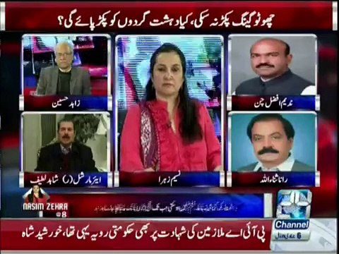 Air Marshal (R) Shahid Lateef Criticizing Rana Sanaullah
