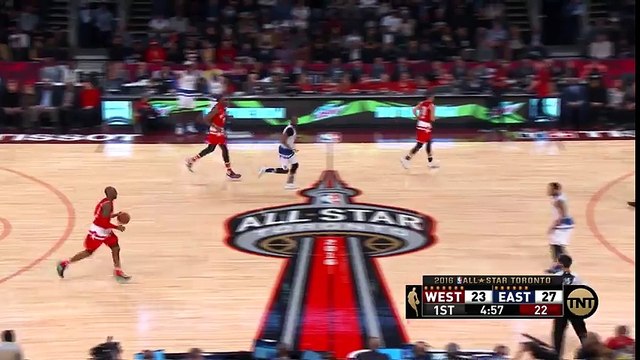 Kobe Bryant Knocks Down Dramatic Jumper West vs East February 14_ 2016 NBA All-Star