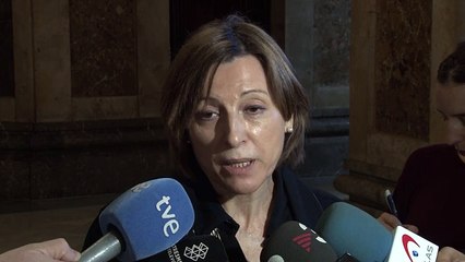 Forcadell recorda Muriel Casals com la seva 'mestra'