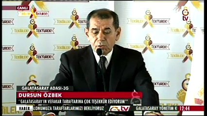 Dursun Özbek, Mayıs ayını işaret etti!