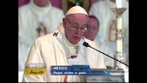 Papa Francisco reza pelas vítimas da violência no México