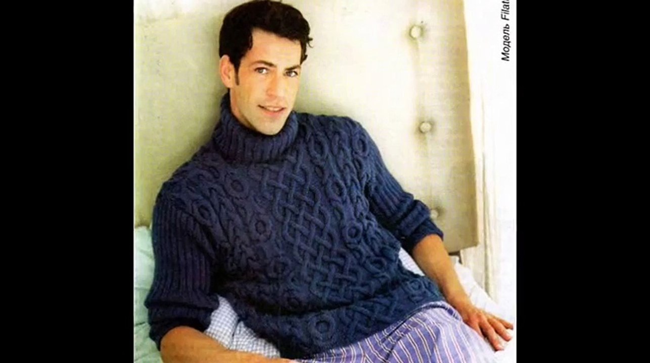 Вязание. Современные вязаные спицами вещи для мужчин