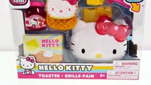 Play Doh Hello Kitty Toaster Waffle Toy ハローキティ トースター ❤ 헬로 키티 토스터와 도넛 ❤ ハローキティ