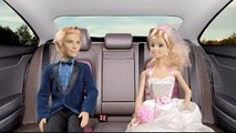 Barbie WEDDING to Frozen Disney Hans Elsa Anna Kids Vintage Wedding Chapel DisneyCarToys