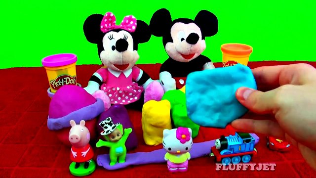 Super Surprise Eggs Play-Doh Mickey Mouse Thomas Teletubbies LPS Zombie Kitty Peppa Pig Spiderman!