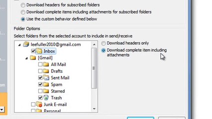 How to.. Speed Up Outlook 2010 when using GMail (IMAP)