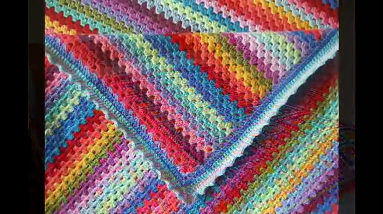 Удивительно теплые пледы вязаные крючком