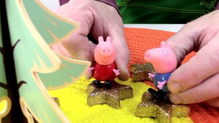 Funny video for kids about Peppa Pig and Clown Poogie. New Year. Свинка Пеппа и новый год