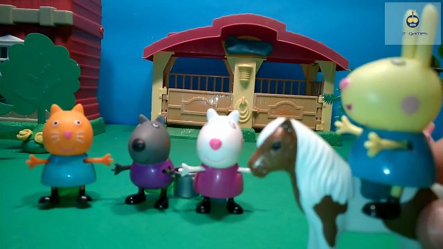 Лошадка Peppa Pig Игрушка свинка Пеппа и ее семья Мультфильм для детей Новая серия 2015