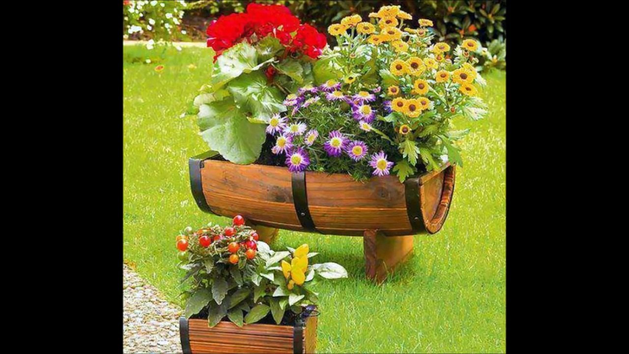 25 способов как из бочки сделать красивую клумбу(1)