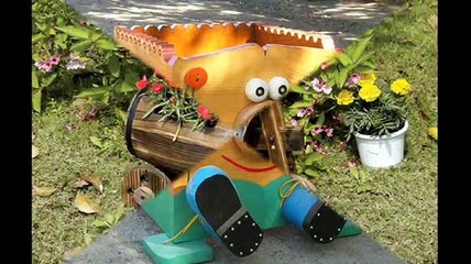 Веселые уличные кашпо для вашего сада