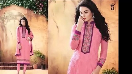 Pakistani Suits 2016 _ Georgette Embroidery Suits _ Latest