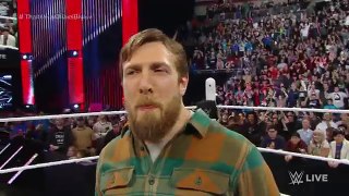 Daniel Bryan bids farewell to the WWE Universe- Raw(Feb 8, 2016)