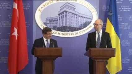 Davutoğlu-Yatsenyuk Ortak Basın Toplantısı (1)