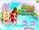 Disney Princess - Barbie And Ariel Pool Party Princess Games for Girls(Принцессы Барби и Ариэль)