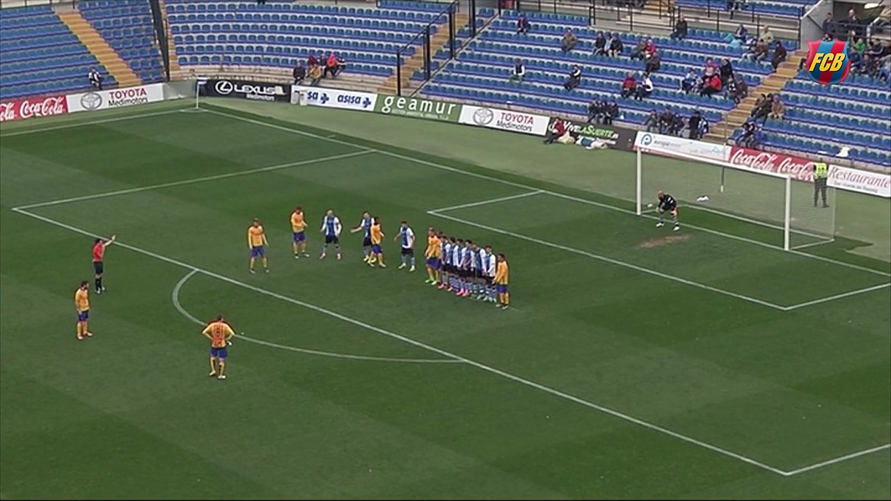 [HIGHLIGHTS] FUTBOL (2ª B): Hércules CF-FC Barcelona B (0-2)