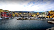 Timelapse du Vieux Port de plaisance de Bastia en Corse Marina 's Bastia Time-lapse from Corsica