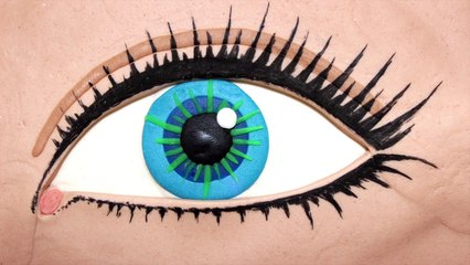 How to Make Play Doh Realistic Eye by Tiger Tomato
