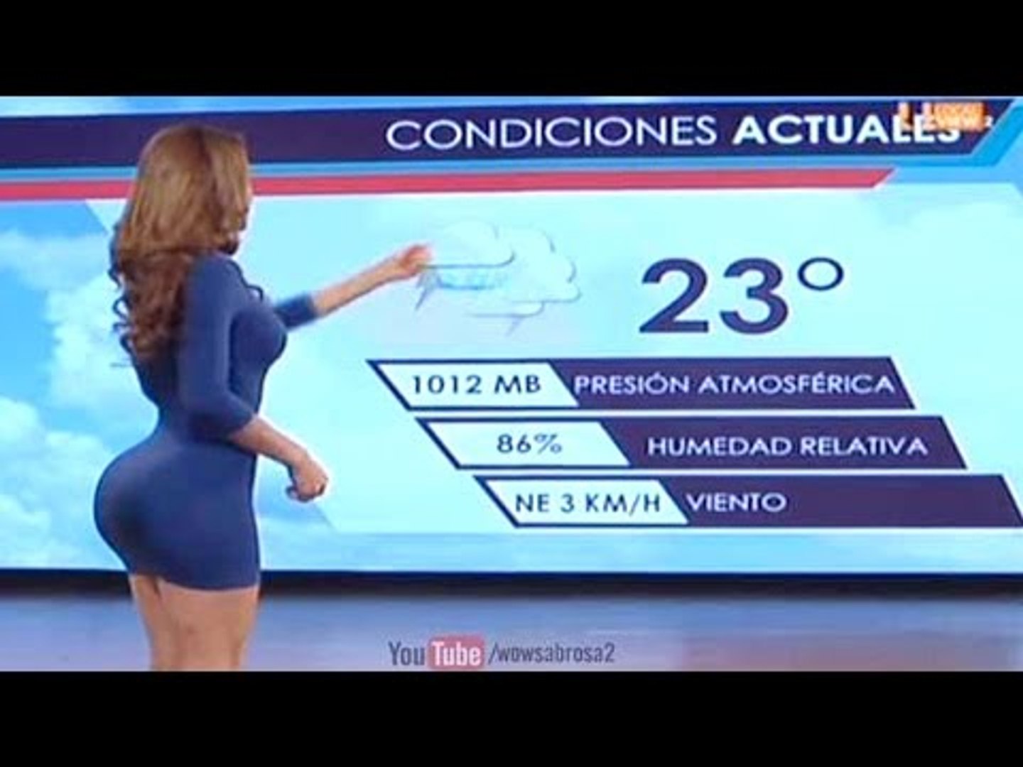 Sexy mexican weather lady