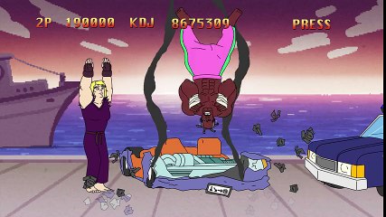 STREET FIGHTER  MODERN USA BONUS STAGE