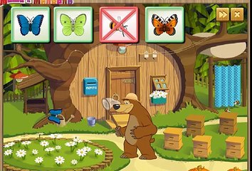 Маша и медведь Культурно развиваемся ловим бабочек и учимся считать! Будь внимательным Играем games