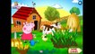 Свинка Пеппа на фермі годує тварин гра розвиваючий мультик для дітей українською мовою.