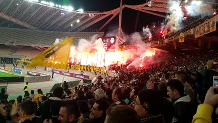 AEK-OLYMPIAKOS ΥΜΝΟΣ 13/02/16 19:45:42  ( 1 - 0 )