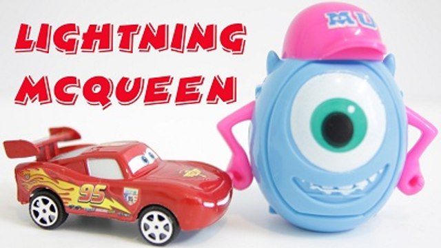Surprise Eggs Disney Cars video 01 - Cars Toys Lightning Mcqueen - Surprise Eggs Toys