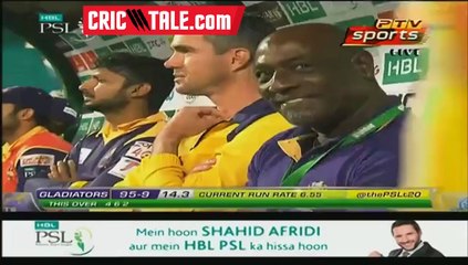 Alan praising Afridi performance in Urdu PSL 2016